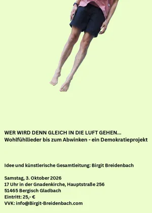 Wer wird denn gleich in die Luft gehen...